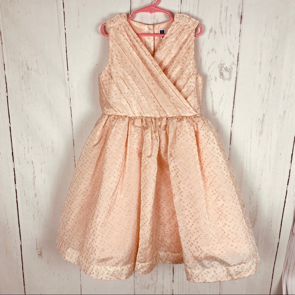 Elegant Peach Kids Dress